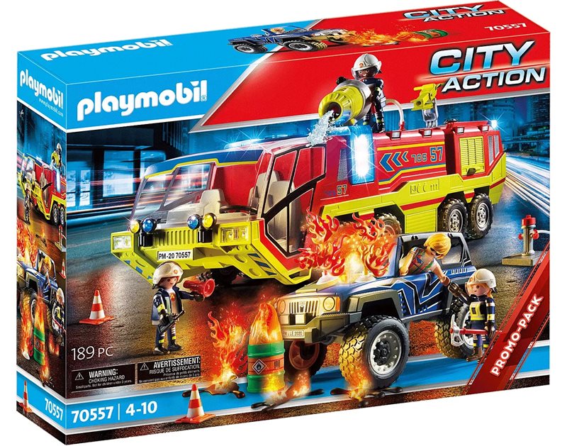 פליימוביל כבאית במשימת חילוץ 70557 Playmobil